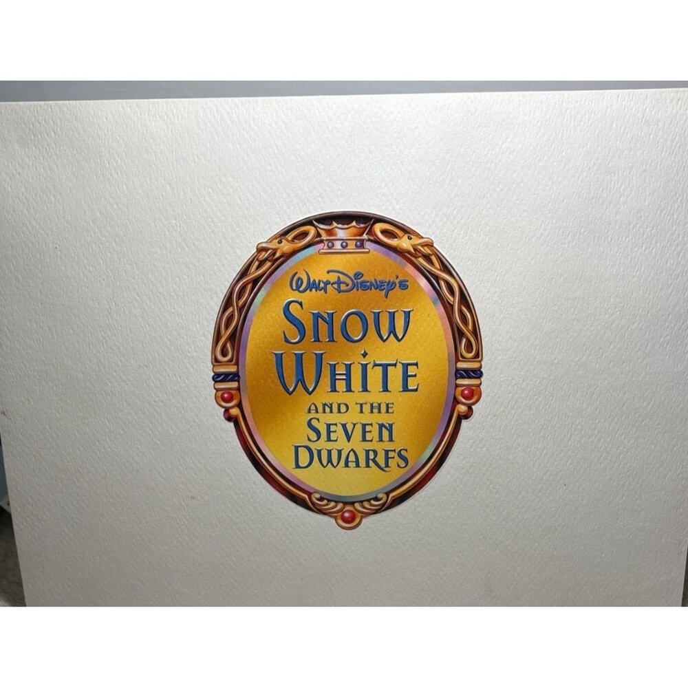 Snow White & The Seven Dwarfs Lithograph Prints 2001 Set Of 4 Vintage Walt Disne